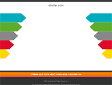 Tablet Screenshot of etralier.com